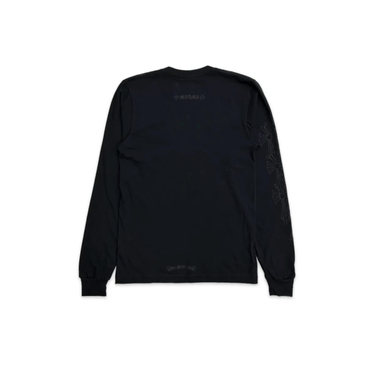 Chrome Hearts Miami Exclusive Cemetery Vertical Logo Long Sleeve