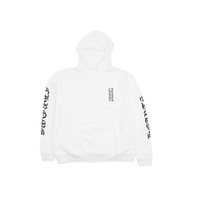 Chrome Hearts Vertical Script Hoodie ‘White/Black’