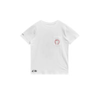 Chrome Hearts Cemetery Horseshoe Logo T-Shirt ‘White/Red’