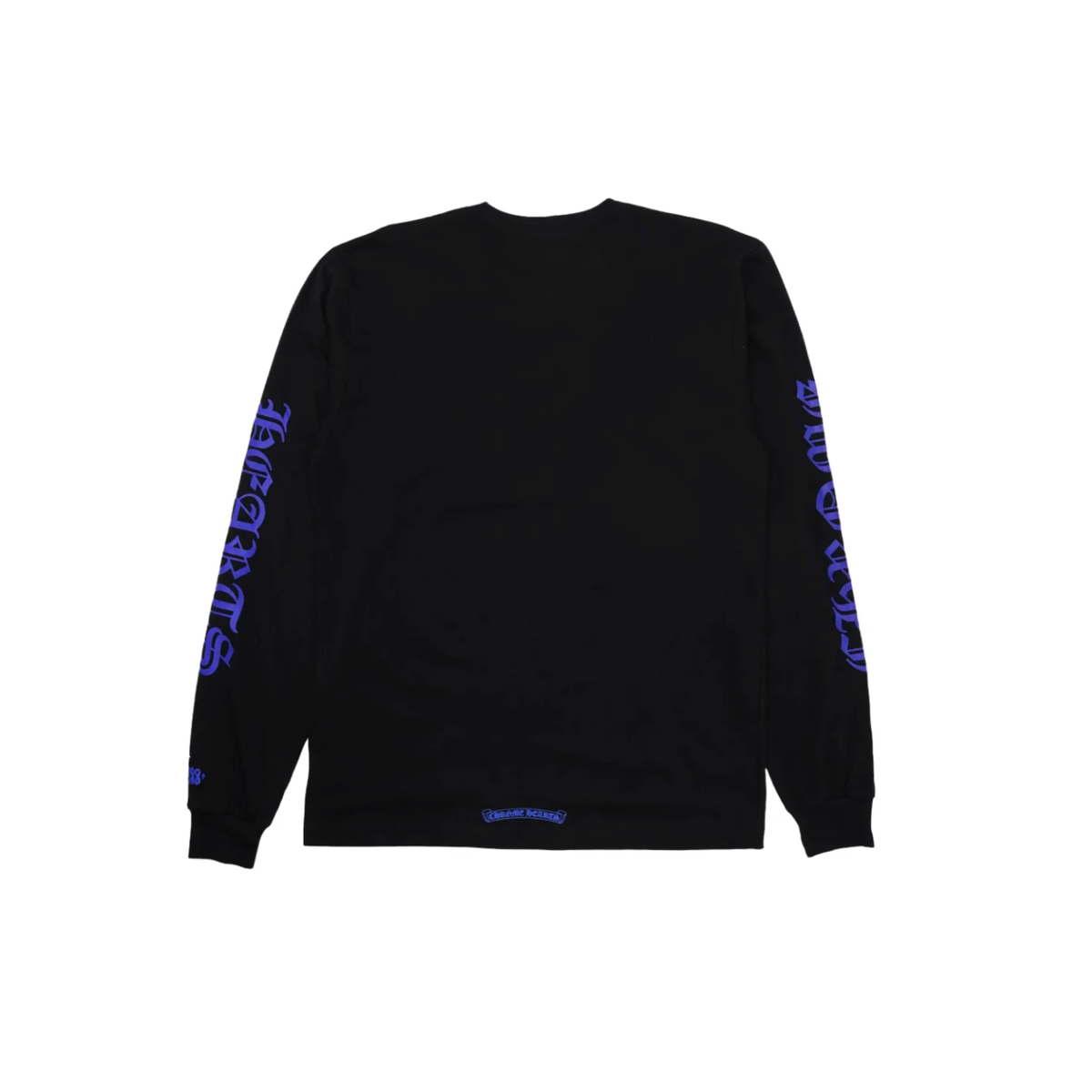 Chrome Hearts 1988 Neck Logo Long Sleeve T-Shirt ‘Black/Blue’