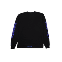 Chrome Hearts 1988 Neck Logo Long Sleeve T-Shirt ‘Black/Blue’