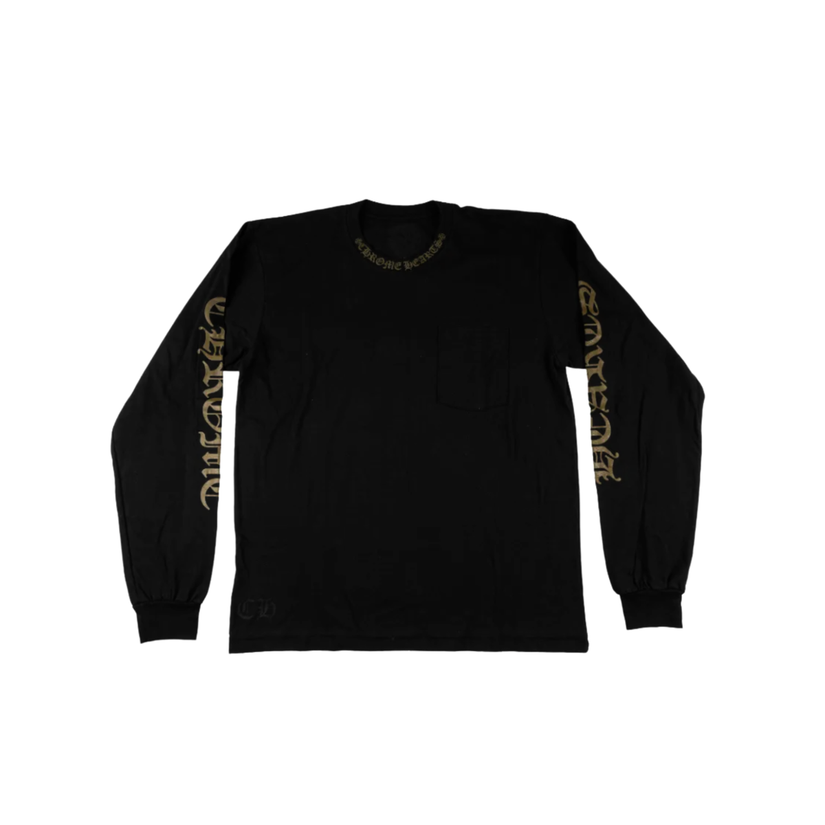 Chrome Hearts Neck Logo L/S T-Shirt ‘Black/Brown’