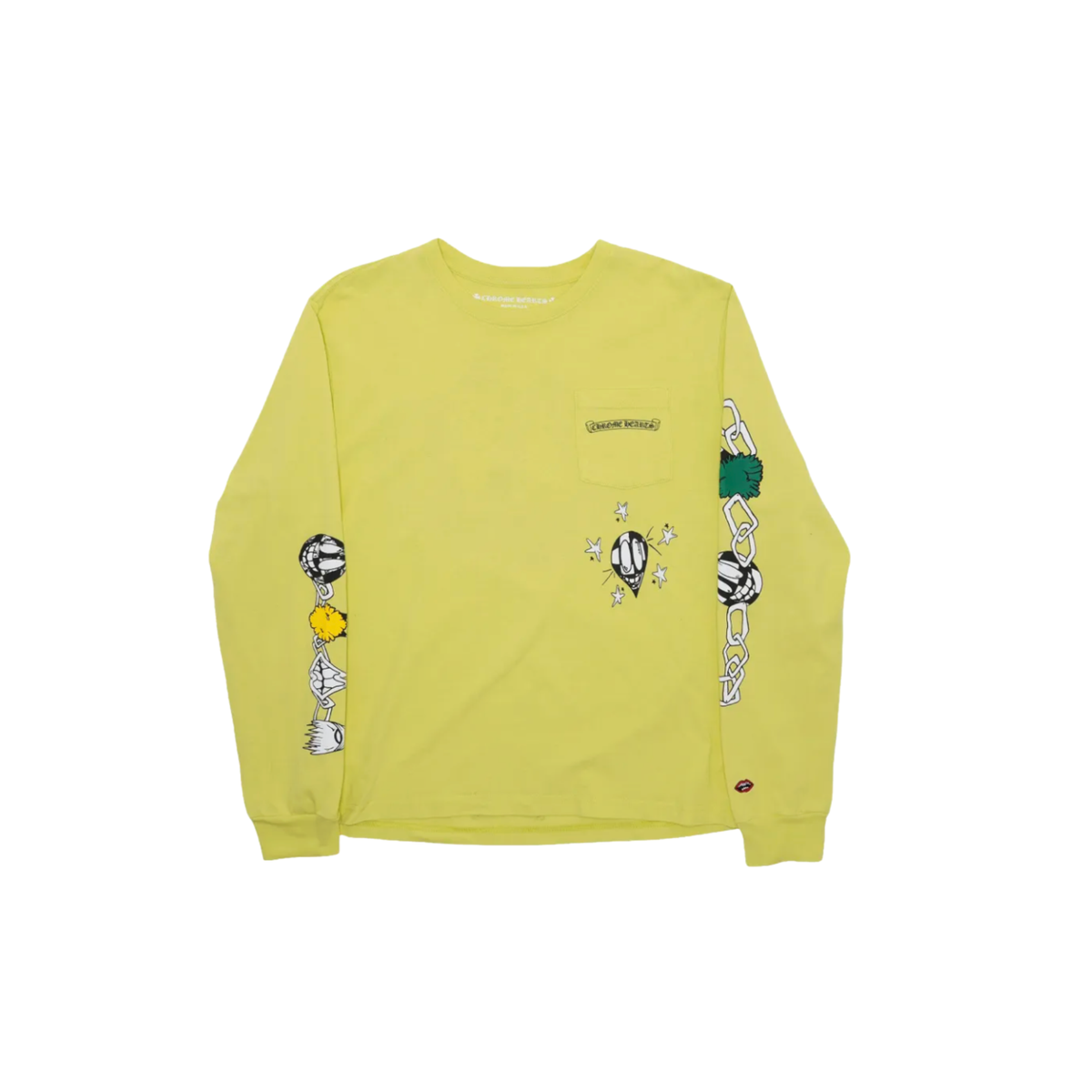 Chrome Hearts Matty Boy L/S Link T-Shirt ‘Lime Green’