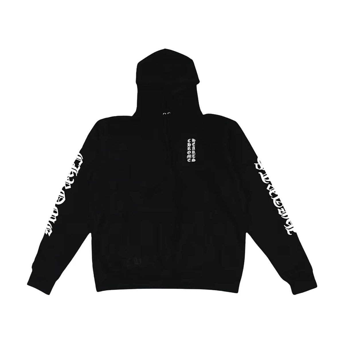 Chrome Hearts Vertical Script Hoodie ‘Black/White’