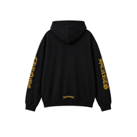 Chrome Hearts 1988 Hoodie Gold Glitter 'Black/Gold'