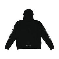 Chrome Hearts Vertical Script Hoodie ‘Black/White’