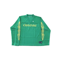 Chrome Hearts Sports Mesh Warm Up Jersey ‘Green/Yellow’