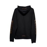 Chrome Hearts Vertical Logo Hoodie ‘Black/Brown’