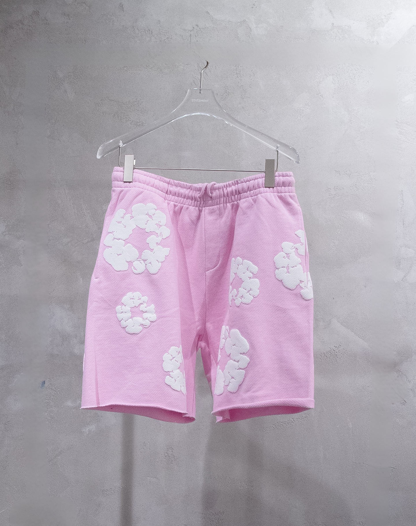 Denim Tears: The Cotton Wreath Shorts - Pink