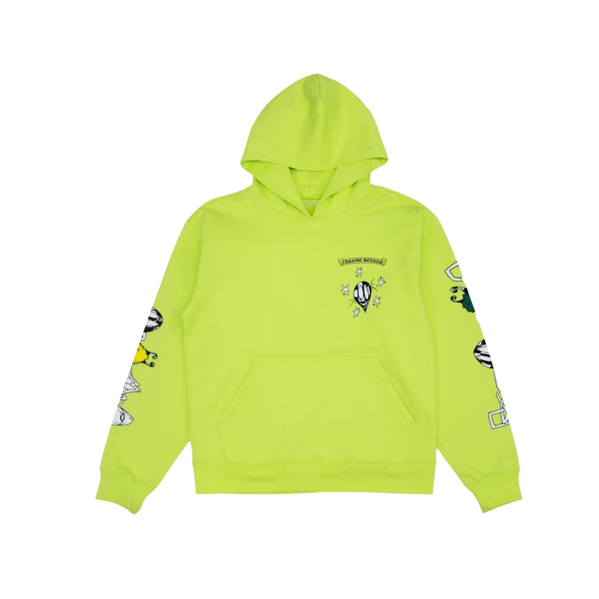 Chrome Hearts Matty Boy Link Hoodie ‘Lime Green’