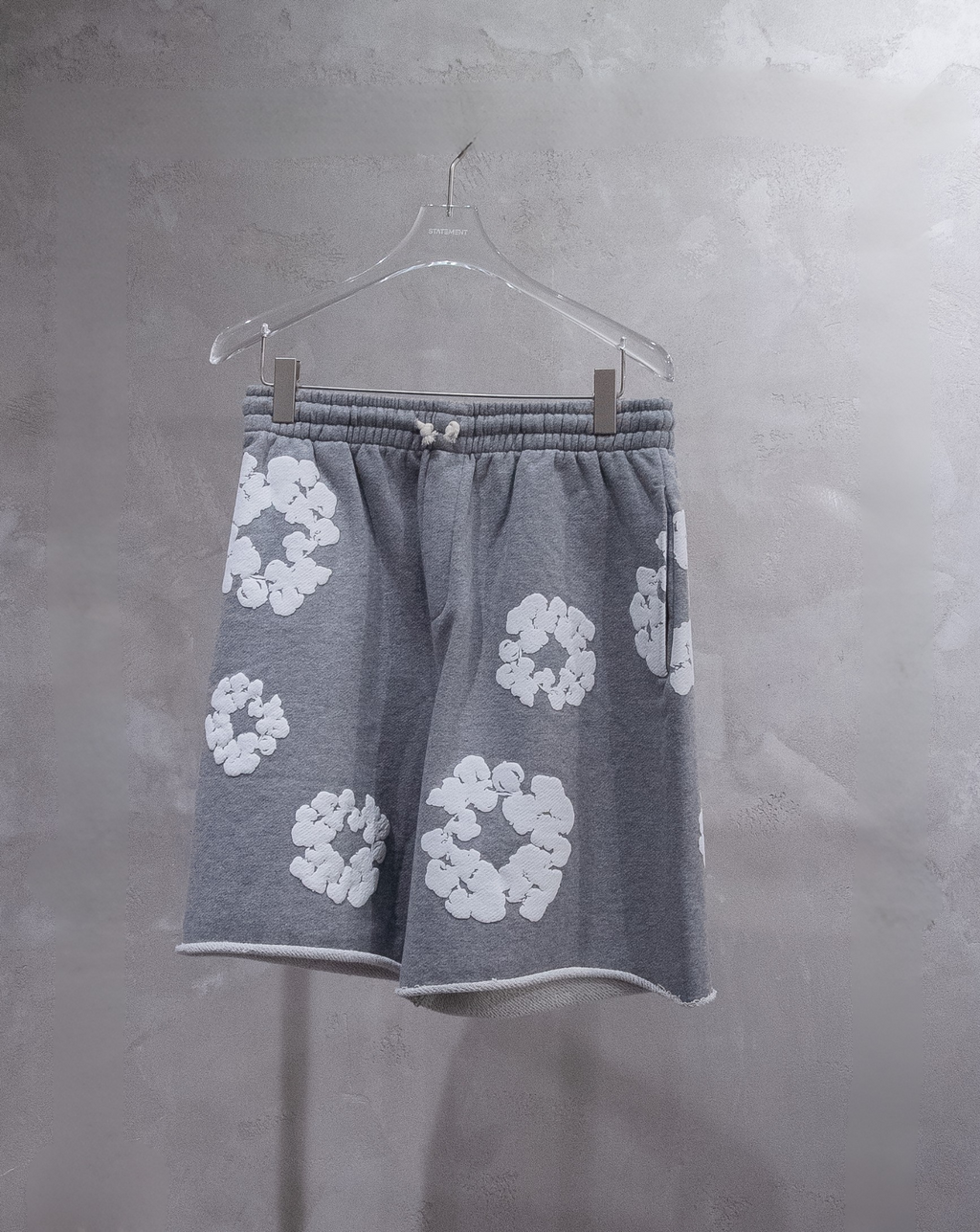 Denim Tears: The Cotton Wreath Shorts - Grey