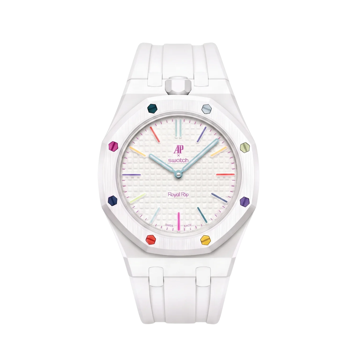 Swatch x Audemars Piguet Royal Pop 'HUIT BLANC'