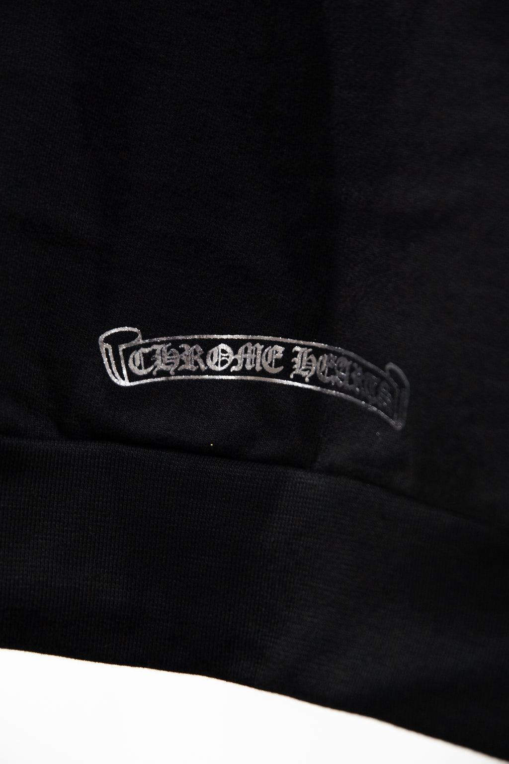 Chrome Hearts Silver Glitter Hoodie 'Black'