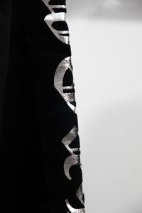 Chrome Hearts Silver Glitter Hoodie 'Black'