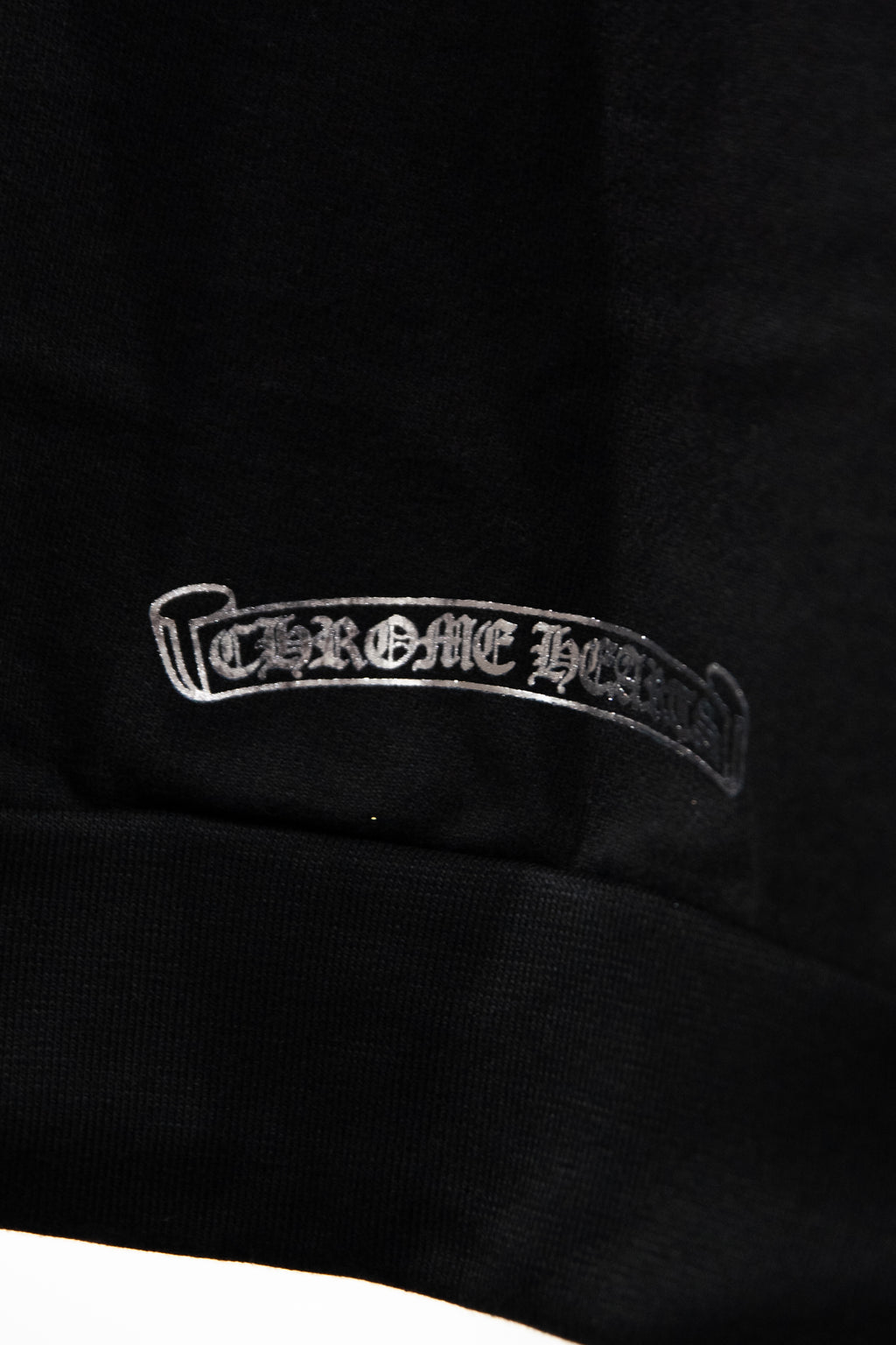 Chrome Hearts Silver Glitter Hoodie 'Black'