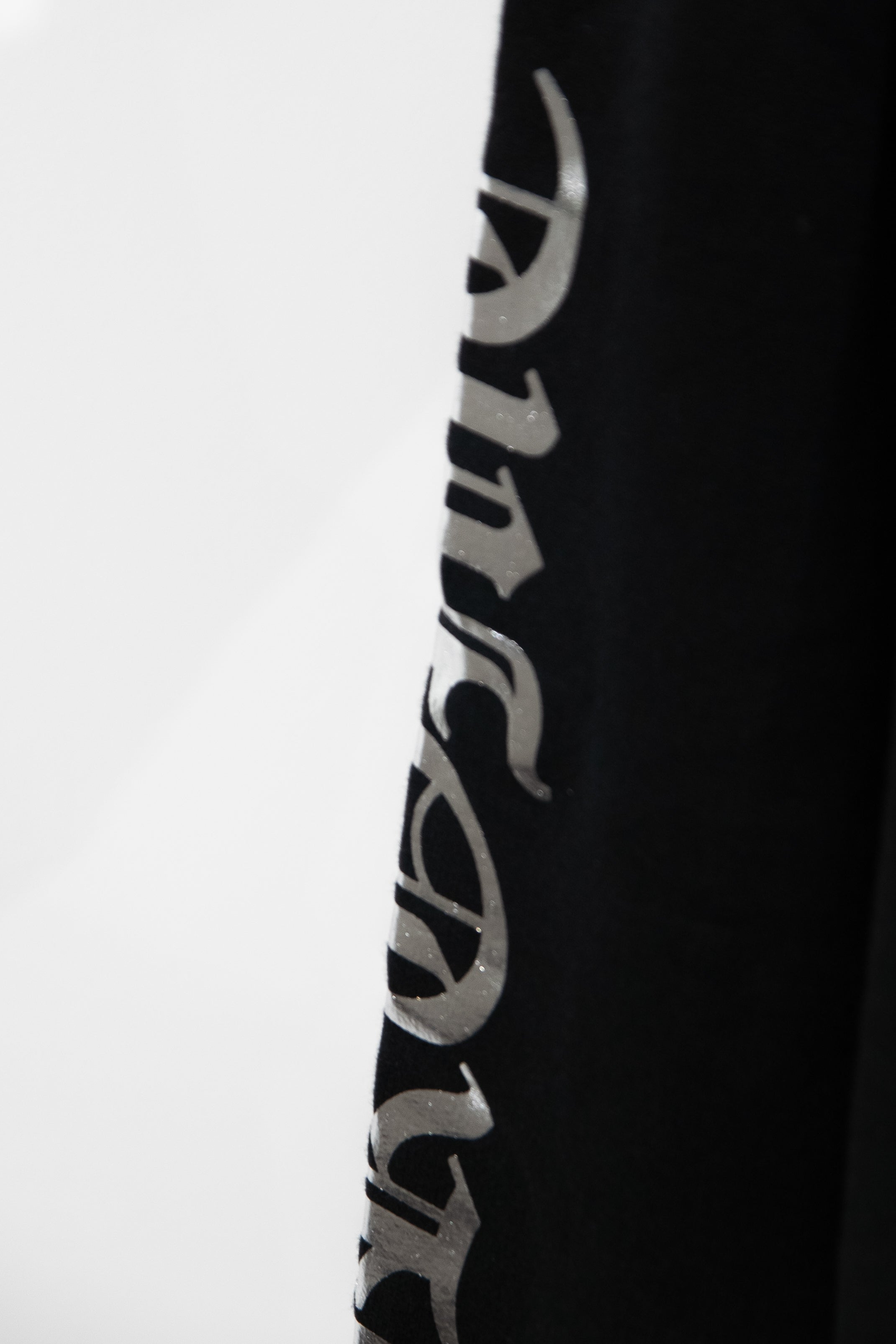 Chrome Hearts Silver Glitter Hoodie 'Black'