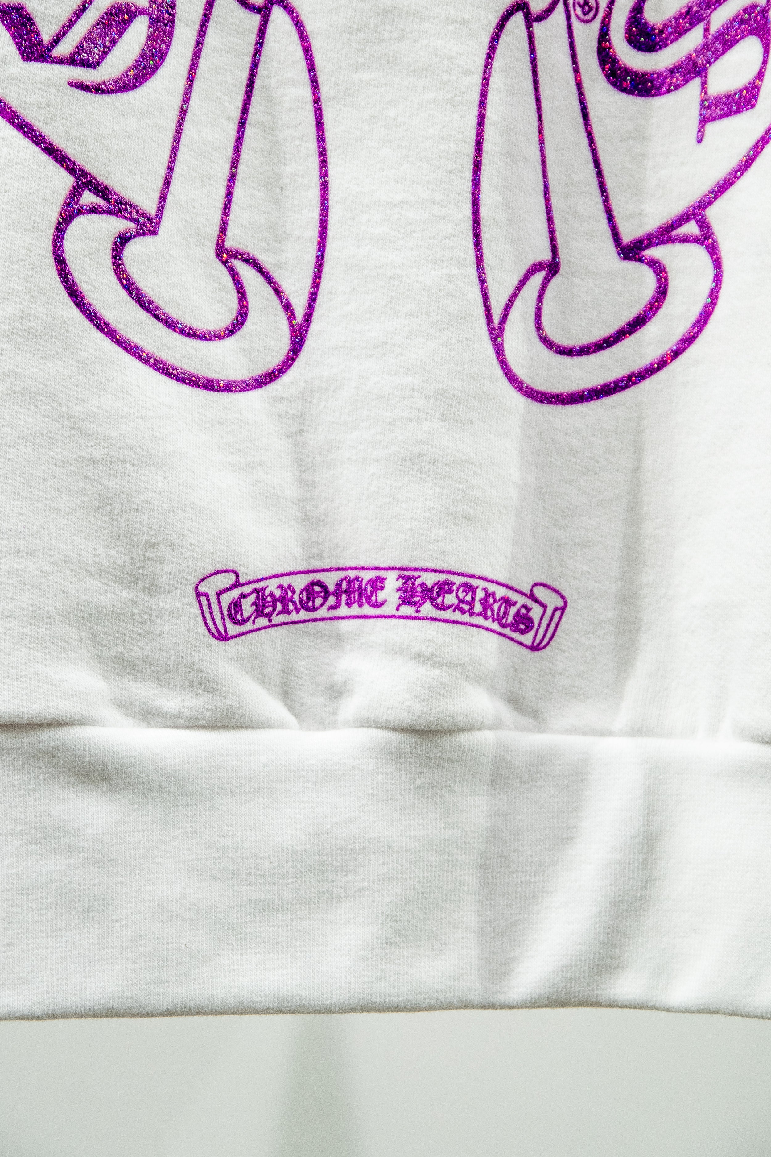 Chrome Hearts Hoodie ‘Purple Glitter’
