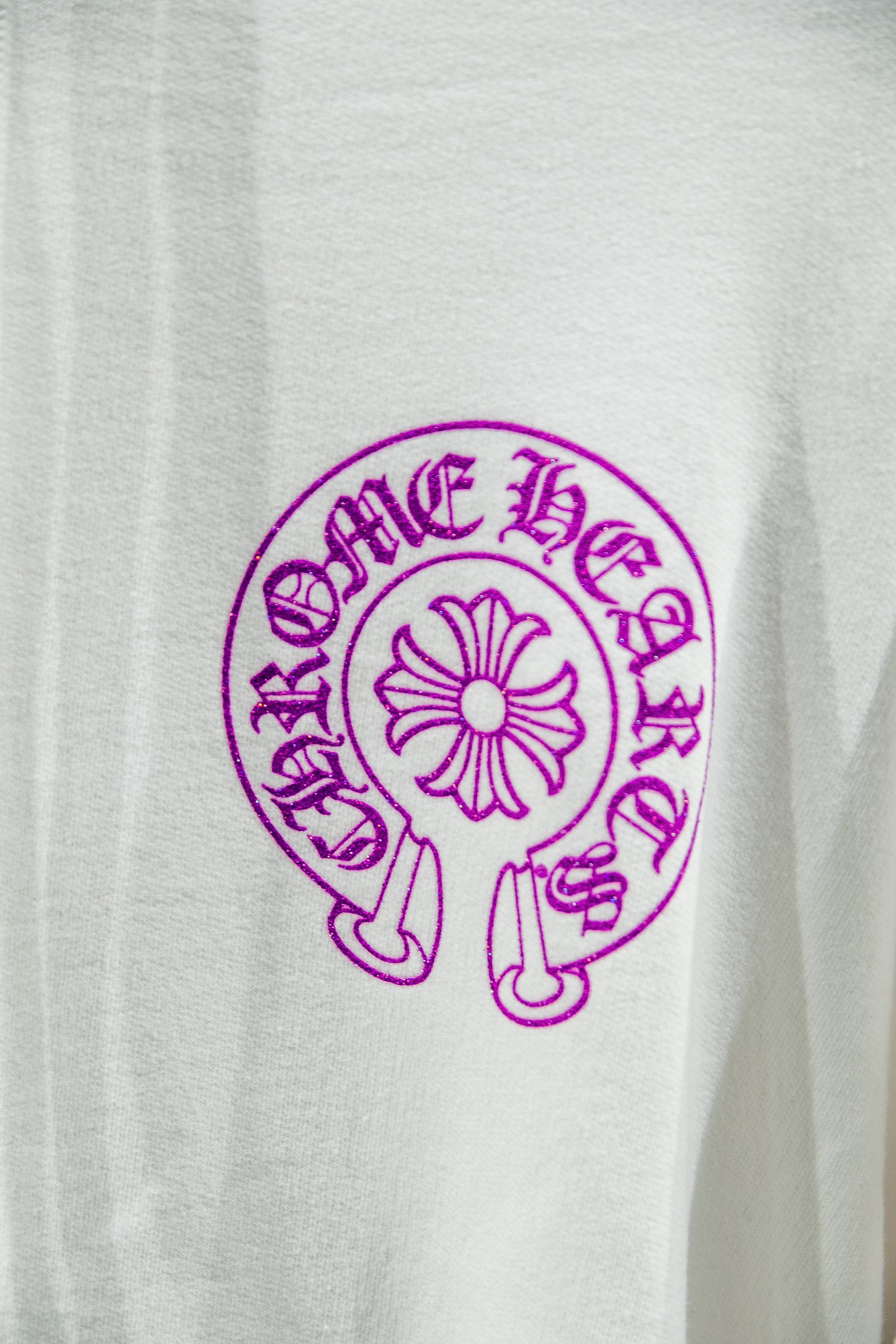 Chrome Hearts Hoodie ‘Purple Glitter’