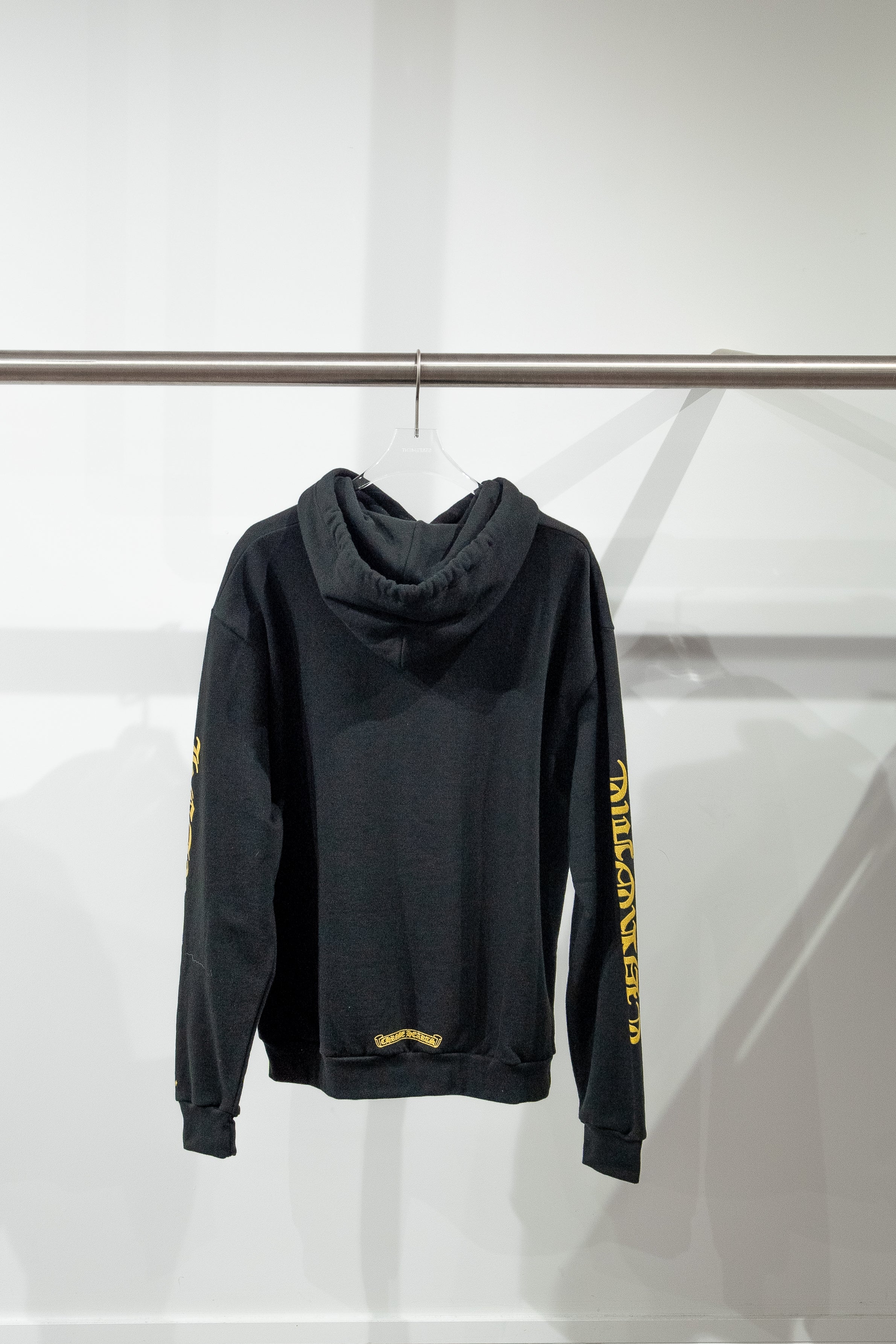 Chrome Hearts 1988 Hoodie Gold Glitter 'Black/Gold'