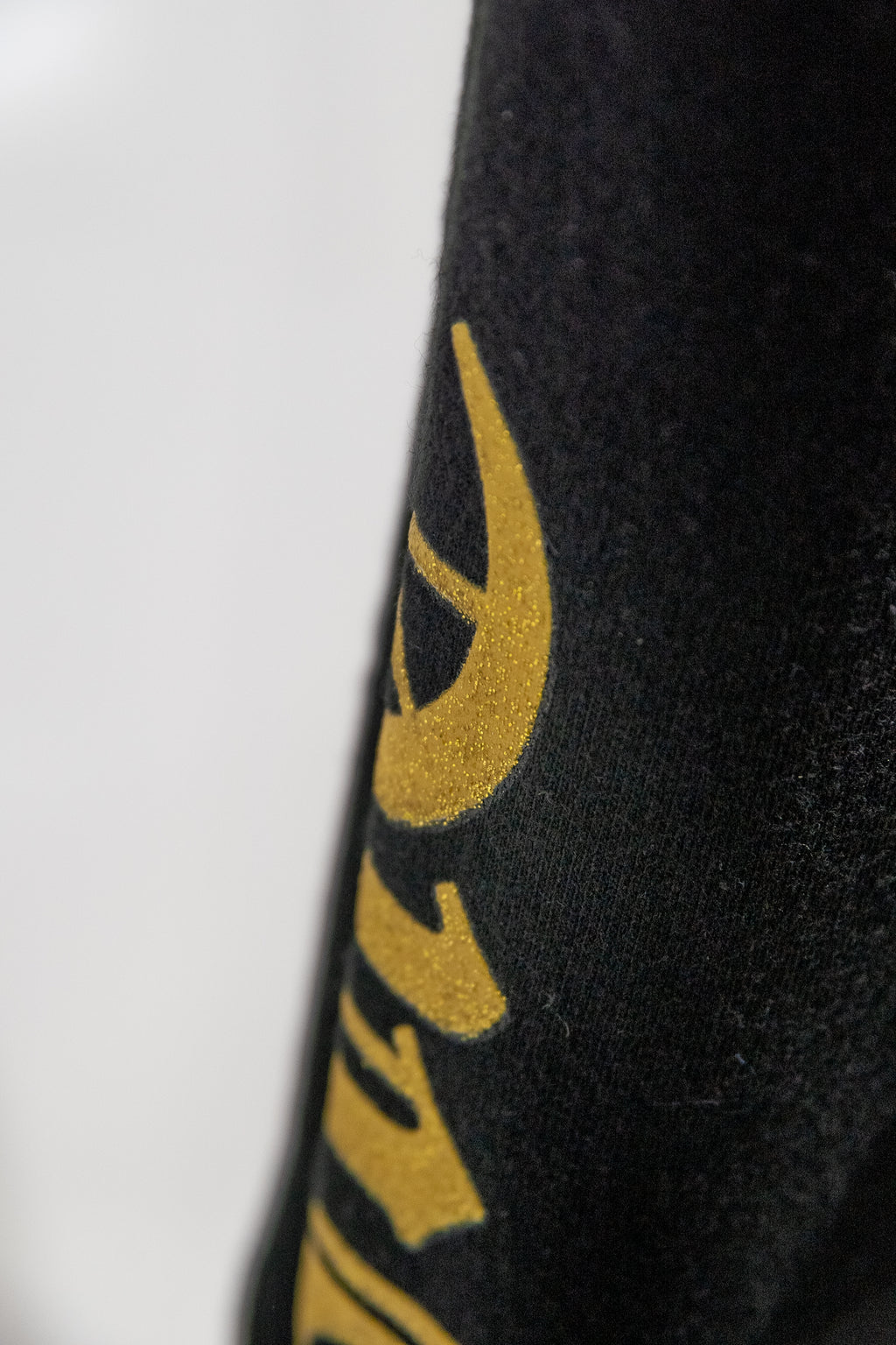 Chrome Hearts 1988 Hoodie Gold Glitter 'Black/Gold'