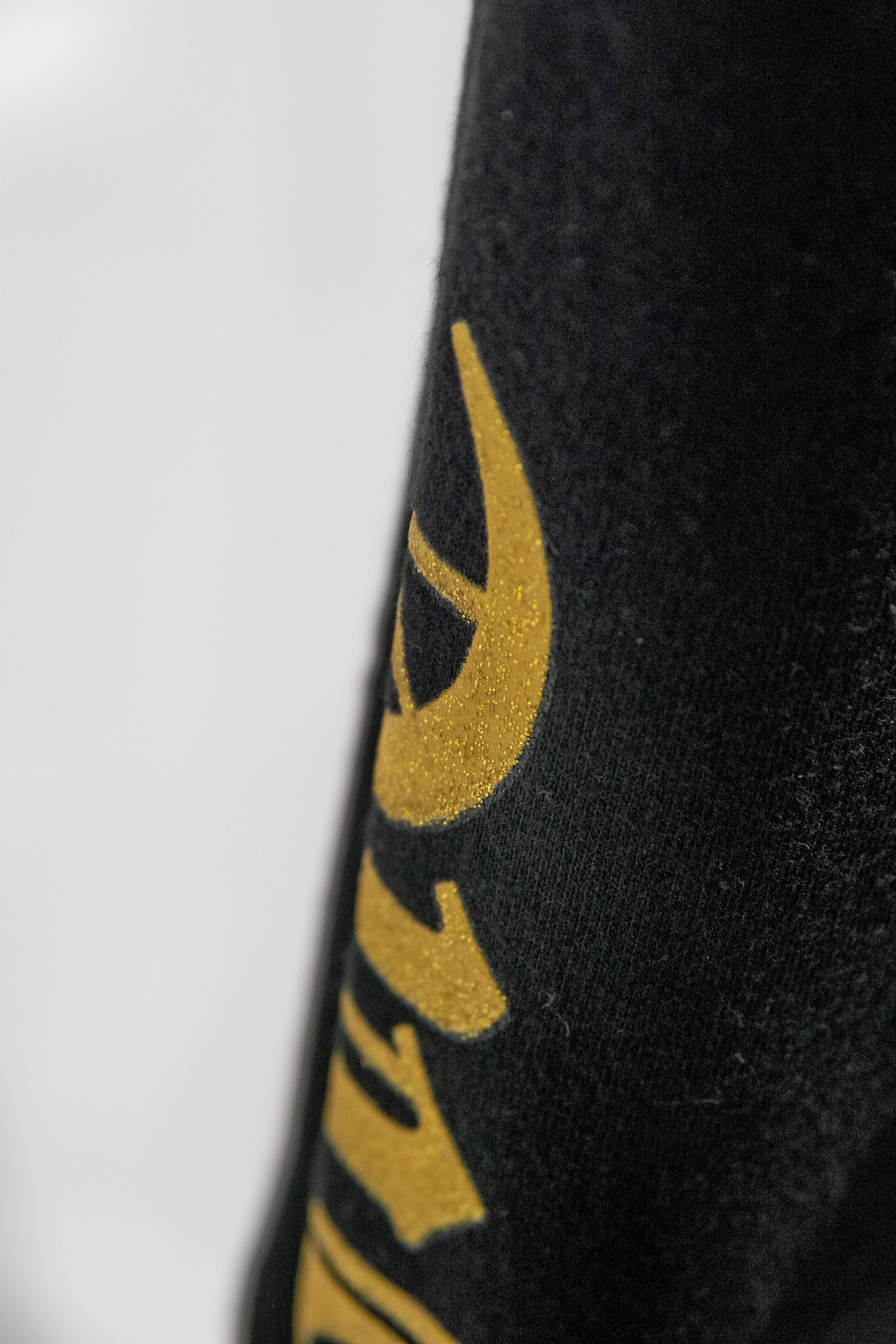 Chrome Hearts 1988 Hoodie Gold Glitter 'Black/Gold'