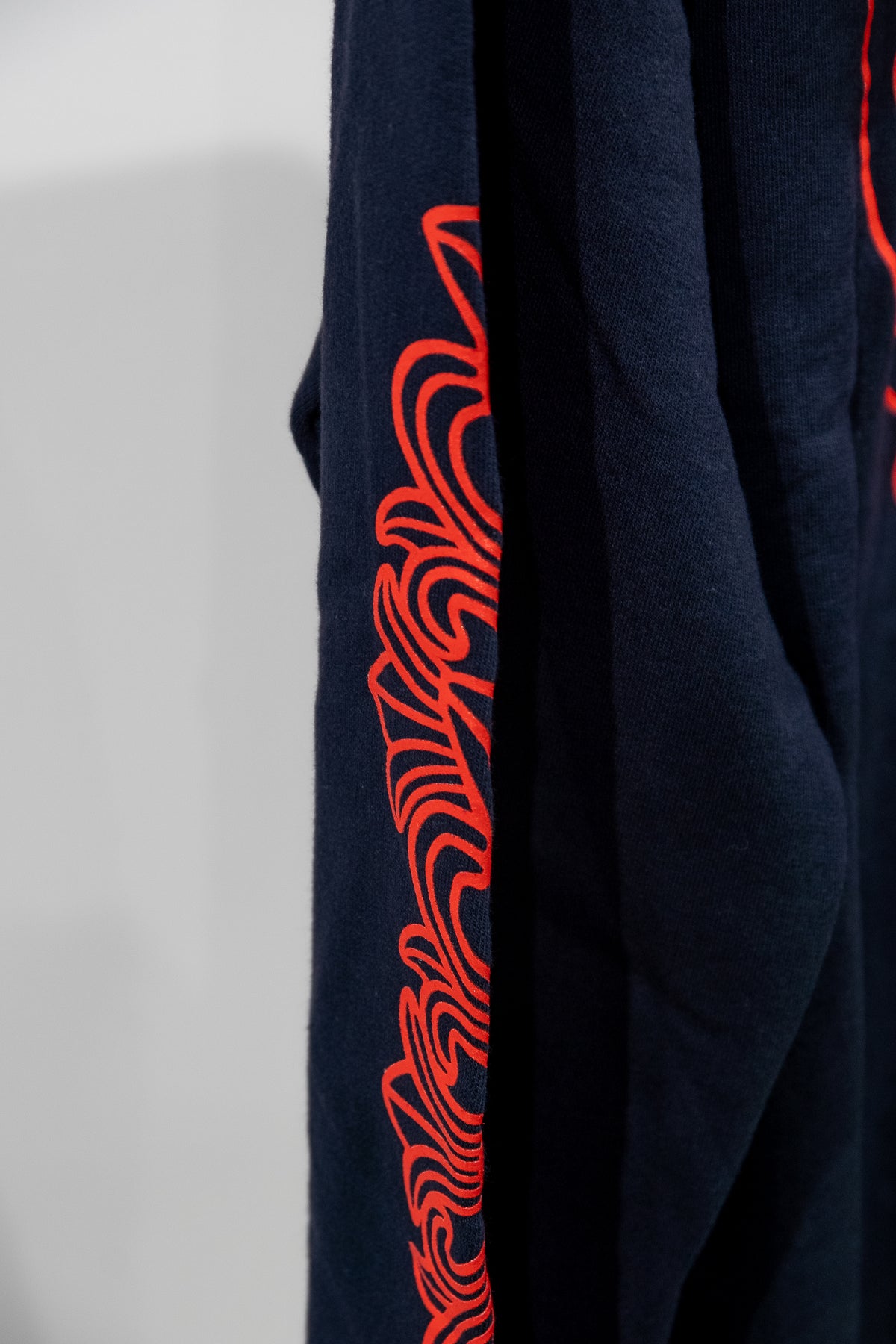 Chrome Hearts Horseshoe Floral Hoodie ‘Navy/Red’