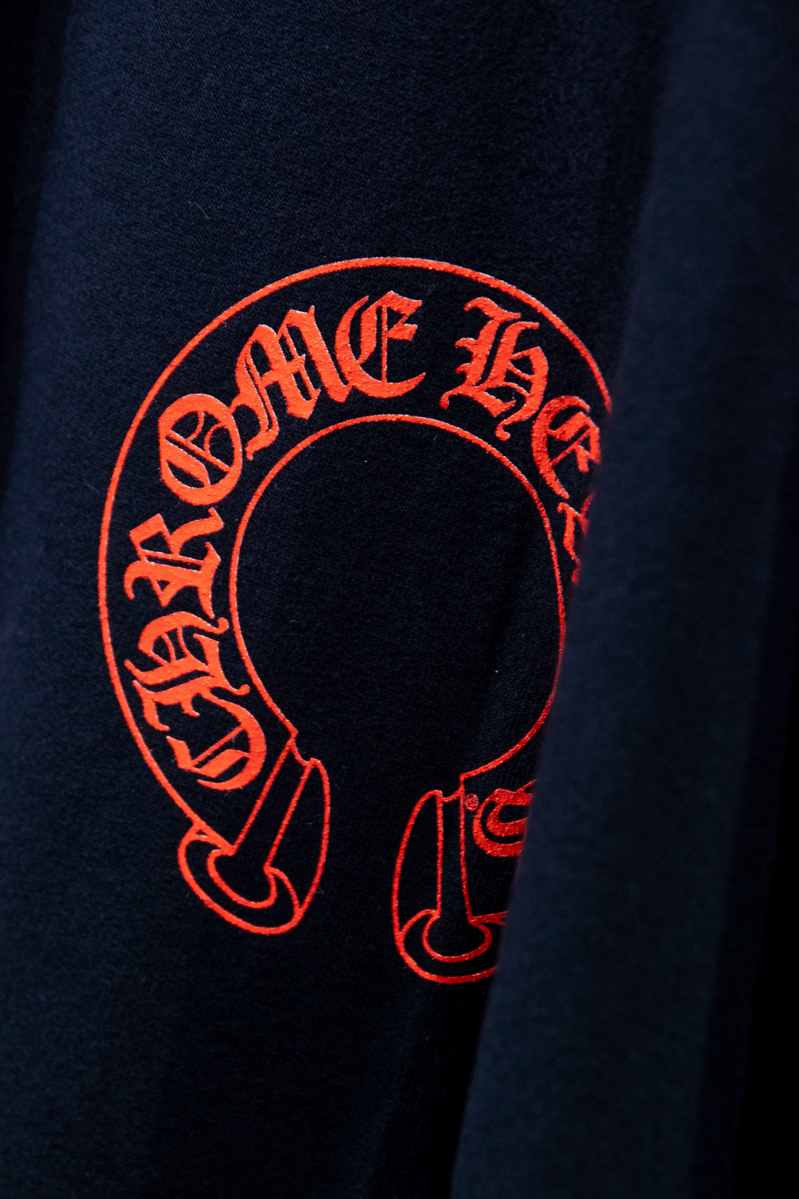 Chrome Hearts Horseshoe Floral Hoodie ‘Navy/Red’