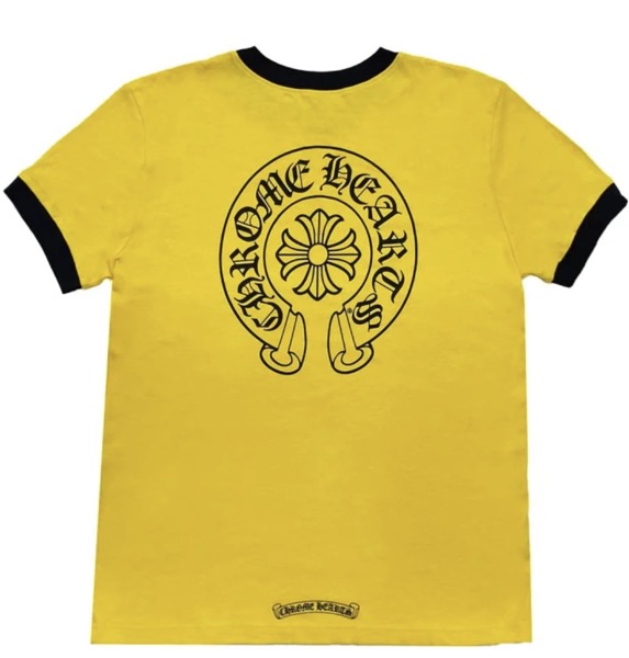 Chrome Hearts Roller Skate Black Scroll Logo Front Horseshoe Logo ‘Yellow Black’