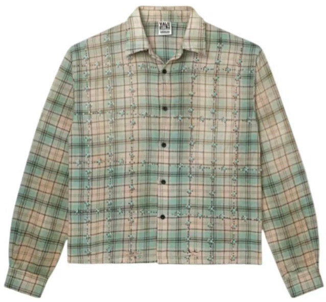 Vale Forever Little Gems L/S Flannel Green