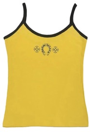 Chrome Hearts Horseshoe Logo Tank Top ‘Yellow/Black’