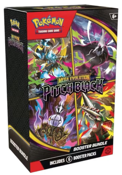 Pokémon TCG: Mega Evolution — Pitch Black Booster Bundle (6 Packs)