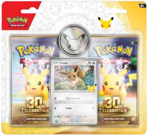 2026 Pokemon Mega Evolution '30th Celebration 2 Pack Blister'