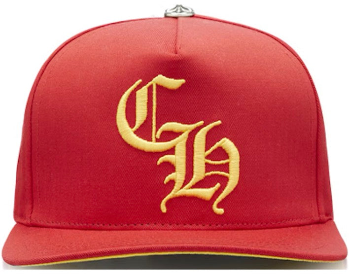 Chrome Hearts CH Silver Button Hat ‘Red/Yellow’