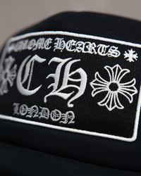 Chrome Hearts CH London Trucker Cap ‘Black/White’