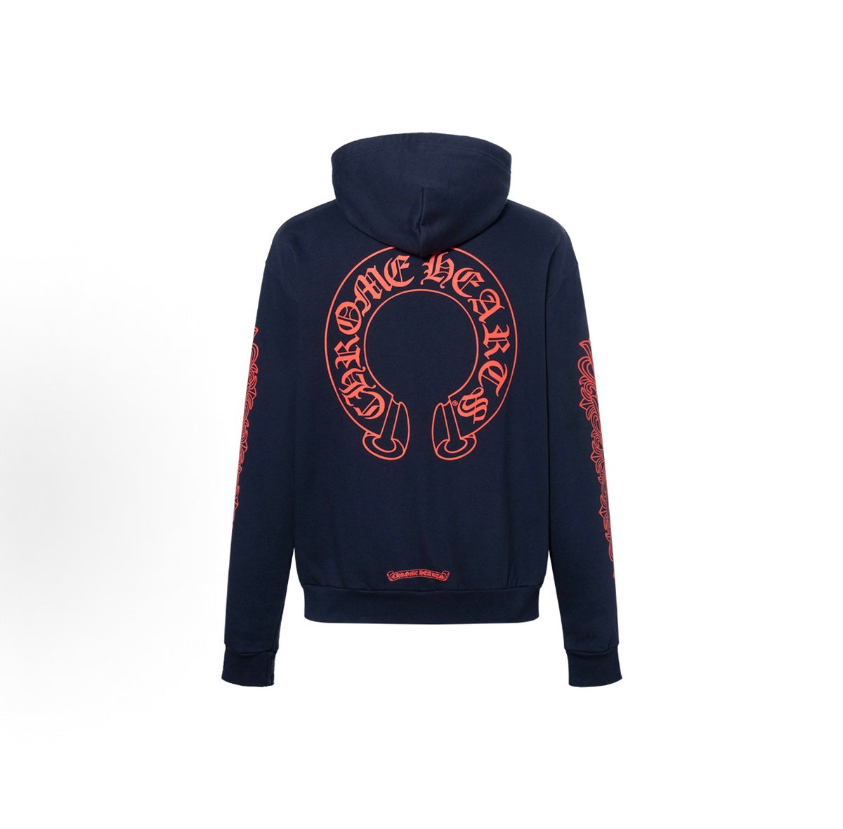 Chrome Hearts Horseshoe Floral Hoodie ‘Navy/Red’