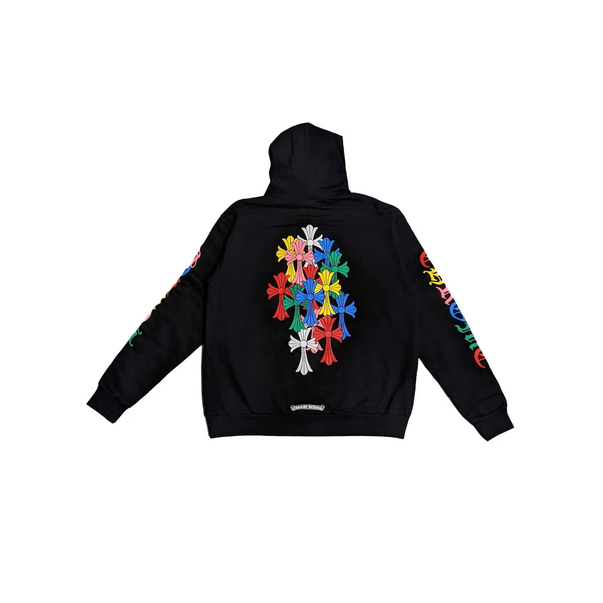 Chrome Hearts Multi Colour Cross Cemetery Zip Up Hoodie ‘Black’