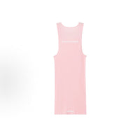 Chrome Hearts Pink LOVE YOU Neck Rib Tank Top
