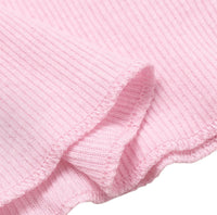 Chrome Hearts Pink LOVE YOU Neck Rib Tank Top