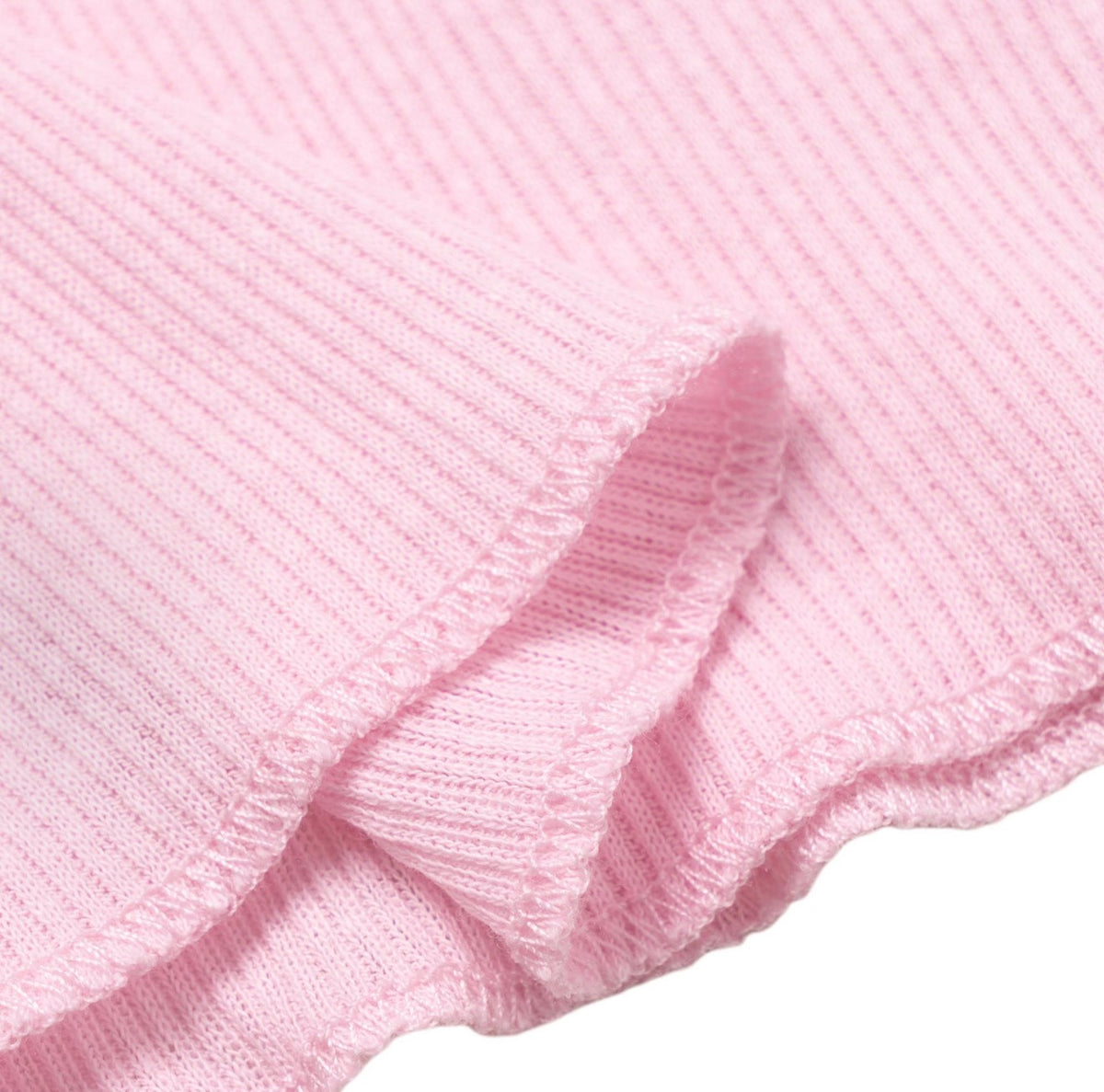 Chrome Hearts Pink LOVE YOU Neck Rib Tank Top