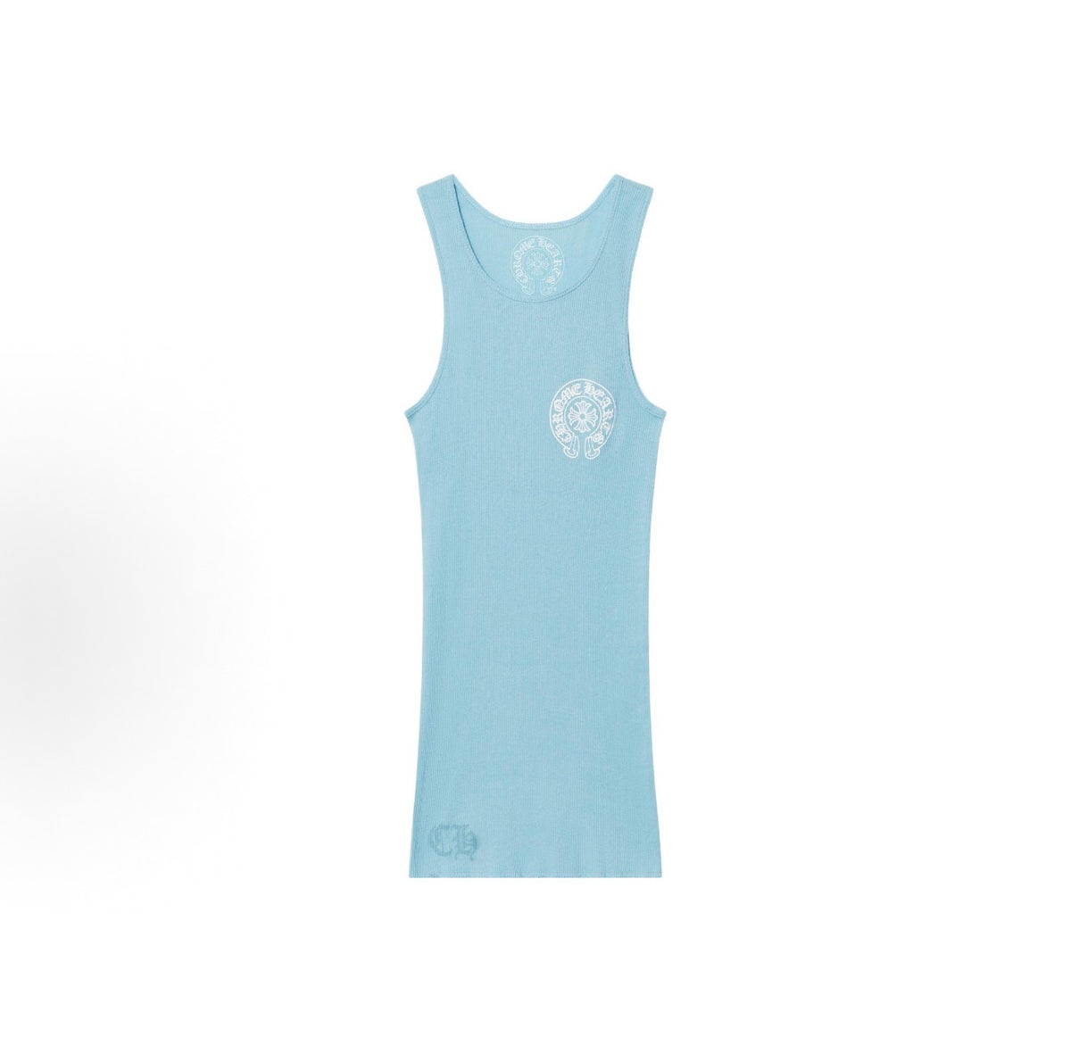 Chrome Hearts Baby Blue Rib Tank Blue