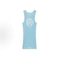 Chrome Hearts Baby Blue Rib Tank Blue