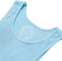 Chrome Hearts Baby Blue Rib Tank Blue