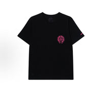 Chrome Hearts Pink Horseshoe Pocket Sleeve Tee