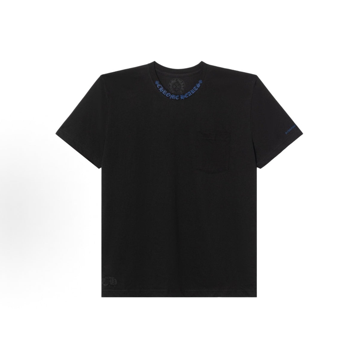Chrome Hearts Neck Logo S/S T-Shirt ‘Black/Blue’
