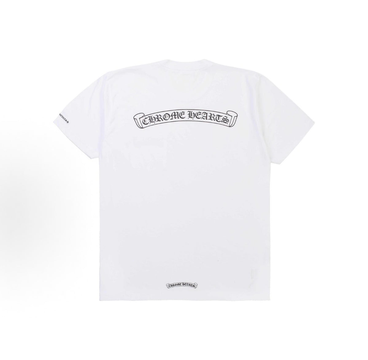 Chrome Hearts Scroll Logo Pocket T-Shirt White