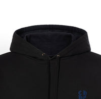 Chrome Hearts Vertical Logo Hoodie ‘Black/Blue’