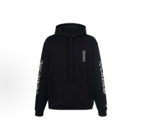 Chrome Hearts Silver Glitter Hoodie 'Black'