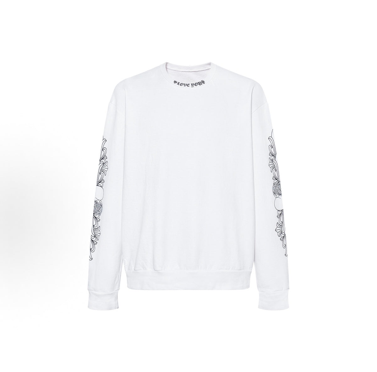 Chrome Heart Love You Crewneck Sweatshirt ‘White’