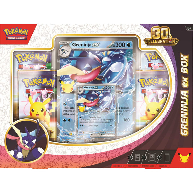 2026 Pokémon Mega Evolution ‘30th Celebration Greninja ex Box’
