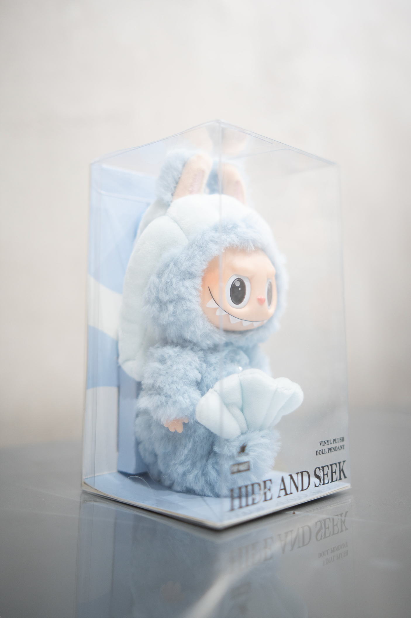 Pop Mart Labubu Hide and Seek In Singapore Series Vinyl Plush Doll Pendant